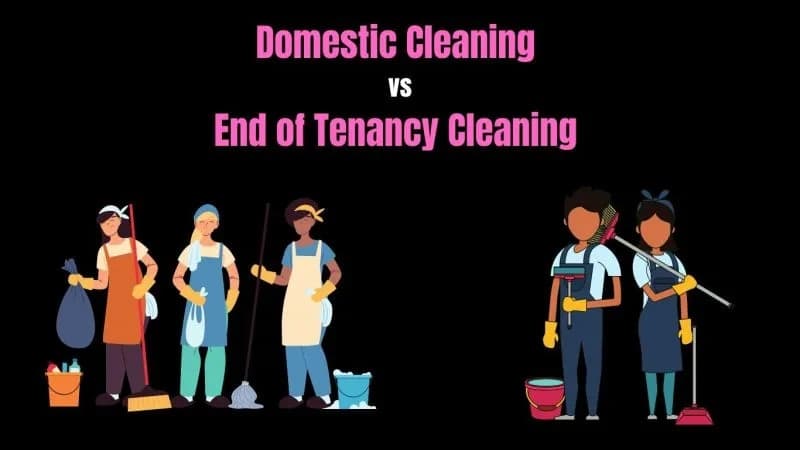 Domestic Cleaning vs End of Tenancy Cleaning: What’s the Difference?